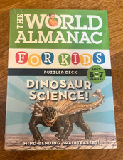 Dinosaur Science Puzzler Deck/The World Almanac New/Unopened for Ages 5-7