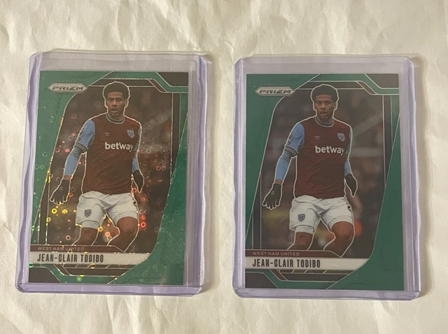 Panini Prizm 2024-2025 Premier League West Ham Jean-Clair Todibo /5 Bundle x2