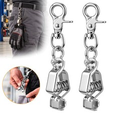 2pcs Metal Glove Clips Work Gloves Holders for Skiing Camping Outdoor Activities