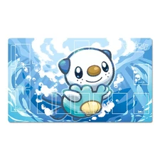 Pokemon Table Playmat Oshawott TCG CCG Gaming Pad Trading Card Game Mat Mousepad