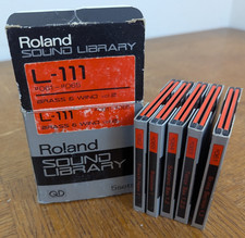 Roland Sound Library QUICK DISK QD L-111 Disks 061-065 Brass  Wind Vol.2