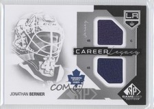 2014-15 SP Game Used Career Legacy Jonathan Bernier #CL-JB 0a4