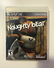 505 Games Naughty Bear PS3 2010 NTSC-U/C T-Teen COMPLETE w/ Manual