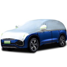 Half Car Cover Car Cover for Sunshade Half Car Body Cover Snow Cover Waterpro...