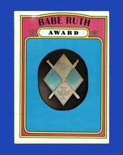 1972 Topps Set-Break #626 Babe Ruth Award EX-EXMINT *GMCARDS*
