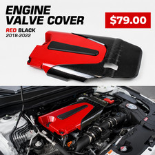 Red Black Type R Style Engine Valve Cover For 2018-2022 Honda Accord 1.5t