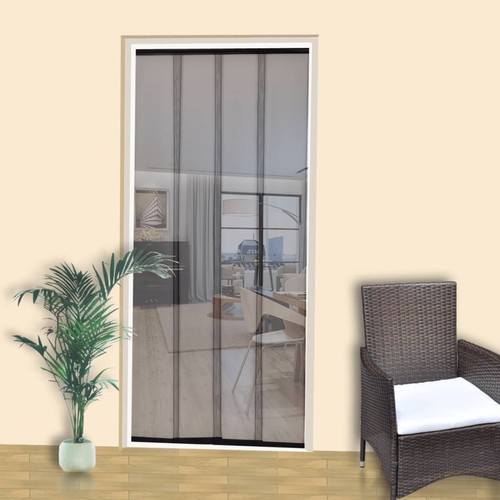 MAGICDOOR Magnet Fliegengitter Balkontür 105x200cm - Selbstschließend Ohne Bohren Für Terrasse & Balkon