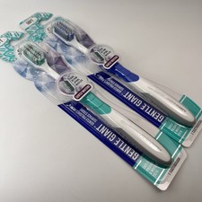 GuruNanda 2X Gentle Giant Soft Whitening Toothbrush w/ Flossing Bristles NEW