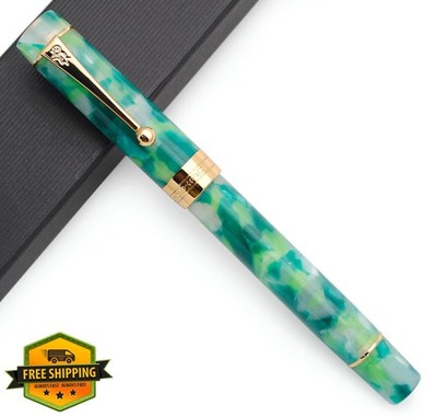 JINHAO 100 Fountain Pen Medium Nib 0.7mm Fantastic Green Ink