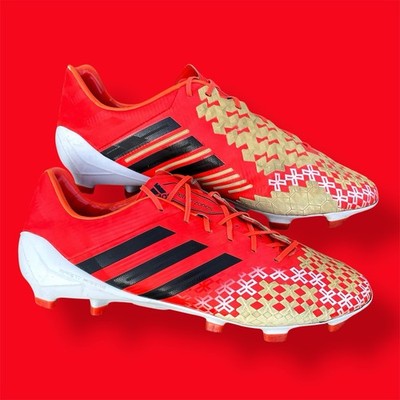 * ADIDAS PREDATOR LZ SL FG * Q33790 * 9.5US * INFRARED * SOCCER CLEATS * RARE *