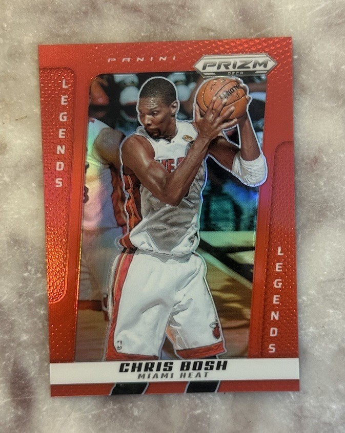 2024-25 Panini Prizm Deca - Legends Chris Bosh #239 Red Prizm /199