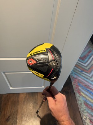 Cobra King F9 Driver Black Yellow 10.5° - Fujikura Atoms 6S Stiff Shaft - FAIR