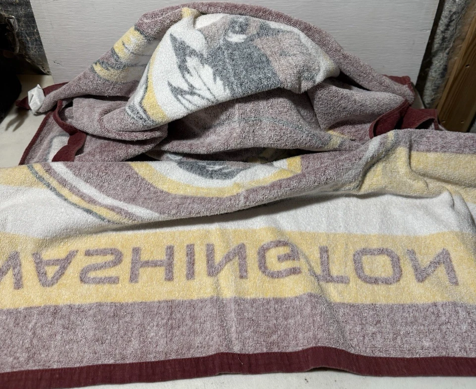 Toalla de baño Washington Redskins borgoña/dorada Foto 3 de 4
