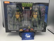 TMNT NECA 2-Pack Leonardo Donatello Walmart Exclusive Ninja Turtles Figures