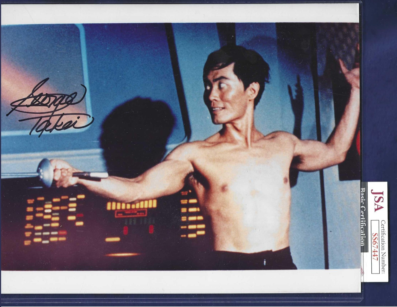 George Takei Autographed 8x10 Photo Star Trek TV Star Actor JSA COA  Sulu #2
