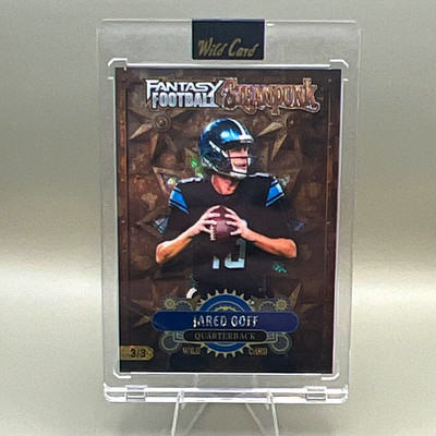 Wild Card Fantasy Football Steampunk 2023 Jared Goff Lions FSPBL09-JG 3/3