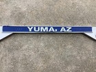 Metal Chrome License Plate Tag Frame Fisher GMC Chevrolet Buick Yuma Az Arizona — photo 3