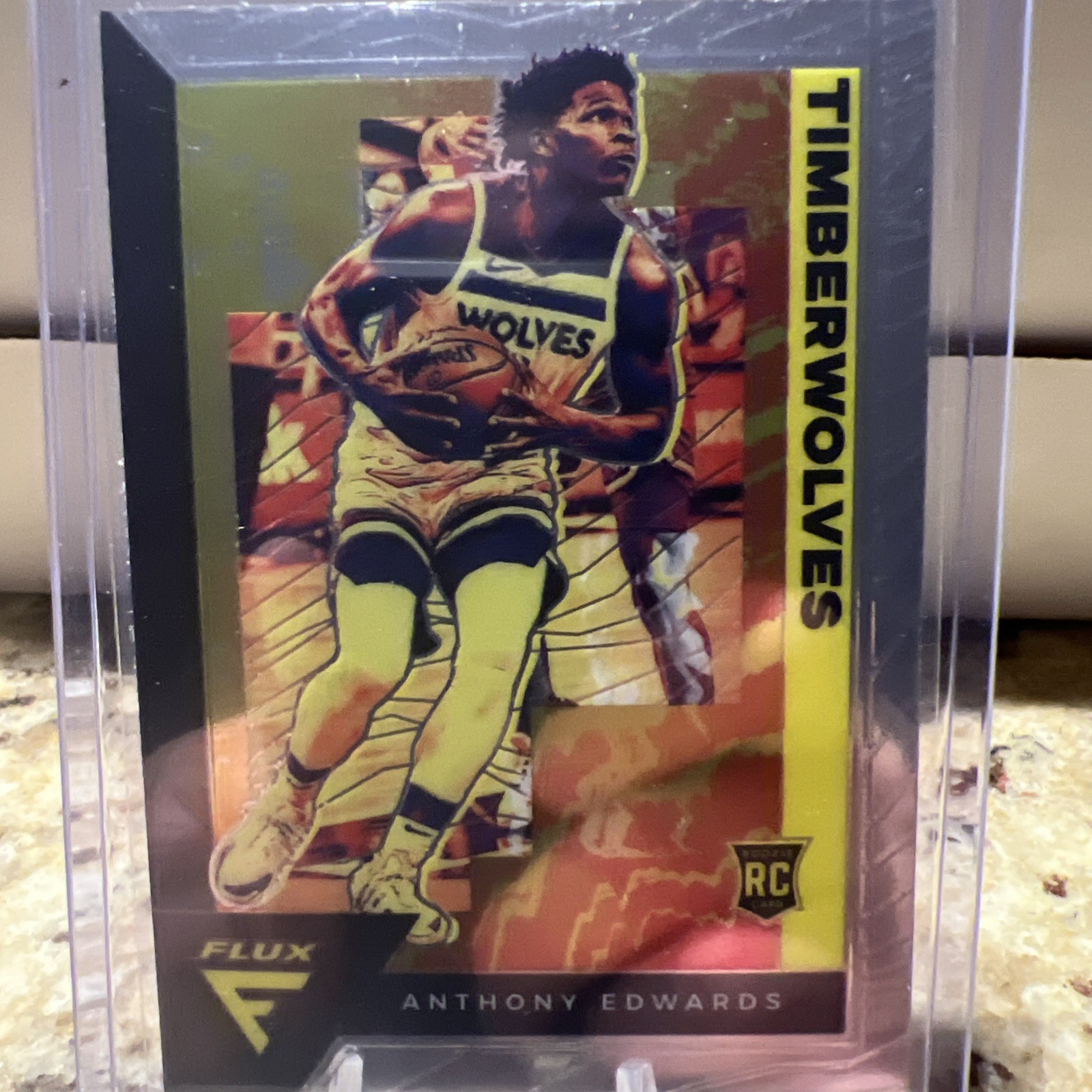 2020-2021 Panini Flux Anthony Edwards #202 Rookie Card RC