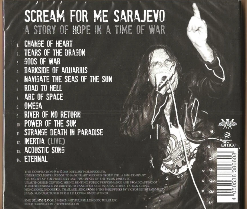 Bruce Dickinson-Iron Maiden - CD -Scream For Me Sarajevo - 2018 - NEUWARE! - Bild 2 von 2