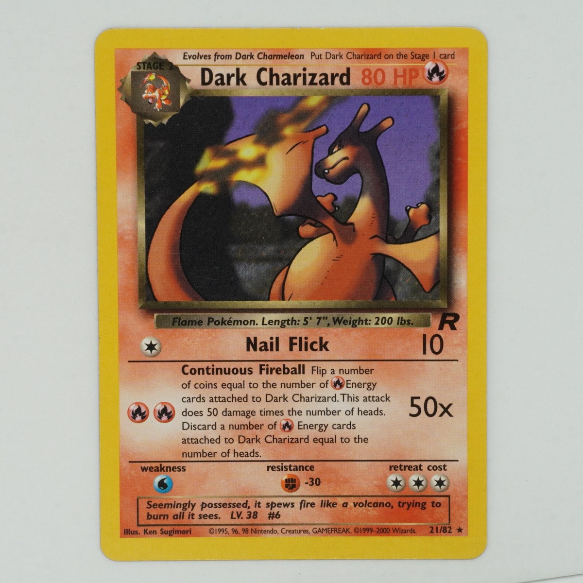Dark Charizard 21/82 Rare Team Rocket Pokemon Card | eBay