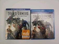 Transformers Age of Extinction (Blu-ray + DVD, 2014) W Slipcover NEW image