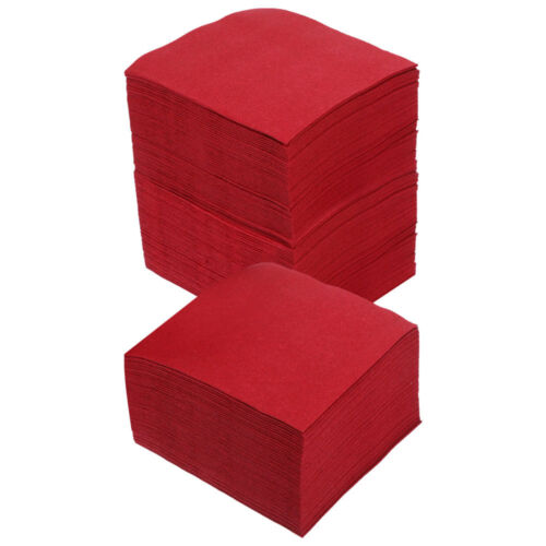 150 Pcs Dust-free Napkins Wine Cocktail Disposable Paper Bar Bulk