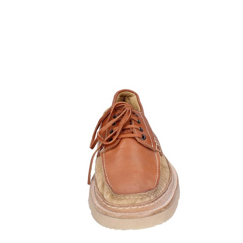 Chaussures homme MOMA 9 (EU 42) baskets cuir marron beige daim EX688-42 - Photo 4 sur 5