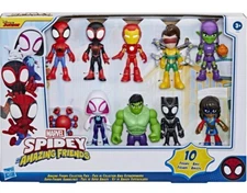 Spidey & His Amazing Friends Amazing Friends Collection Action Figure 10-Pack
