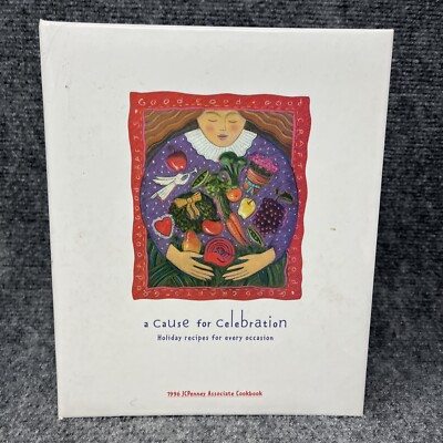 Cooking For A Cause 1996 JC Penney Associate Cookbook Recipes Tabs Ring Binder