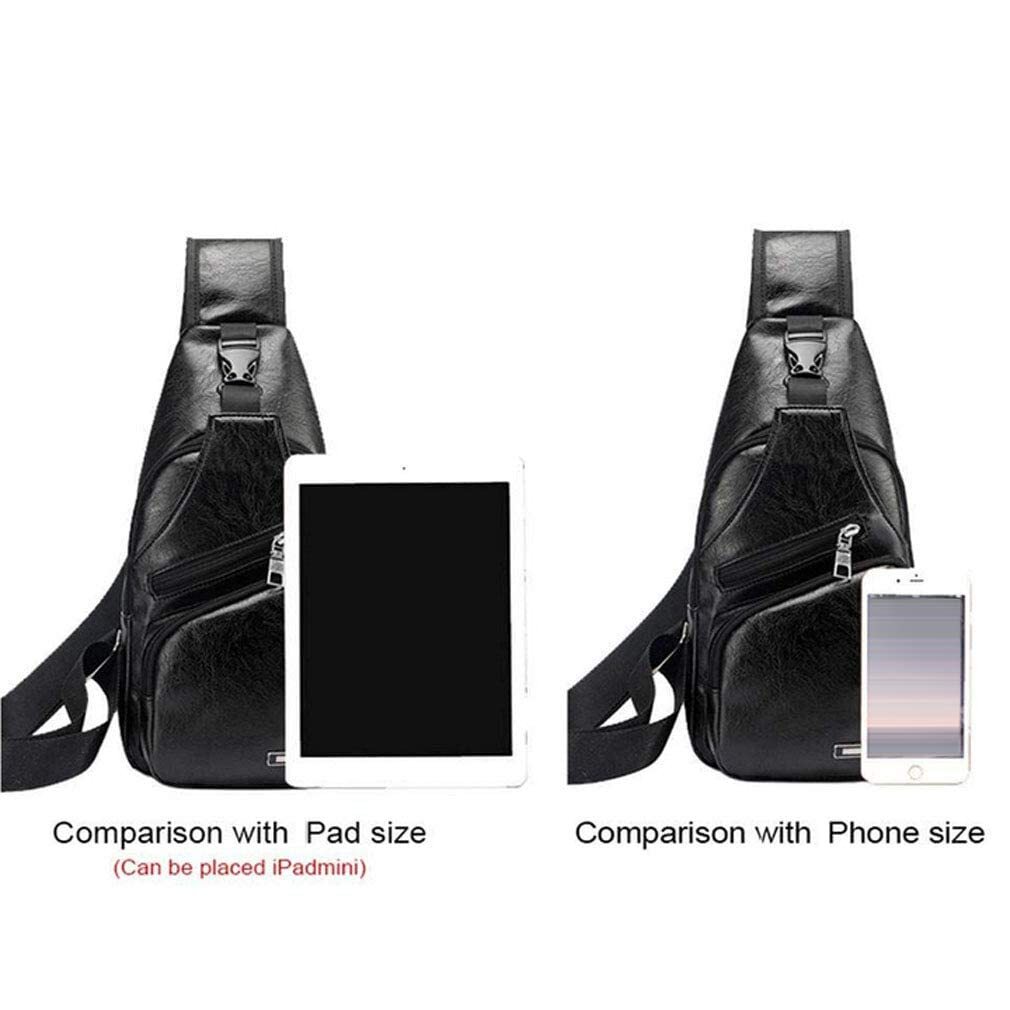 Bandolera Para Hombre Mochila Viaje Cartera Bolso de Hombro Mariconera ys