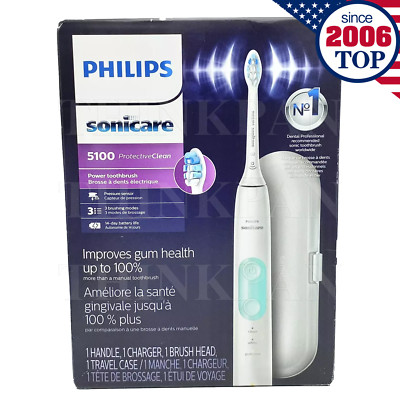 Philips Sonicare ProtectiveClean 5100 Sonic Electric Toothbrush HX684A Set White