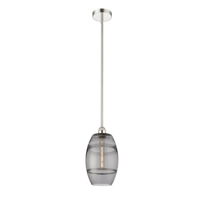 Innovations 616-1S Vaz 1Lt 8'' Stem Mini Pendant, PN/SM - 616-1S-PN-G557-8SM