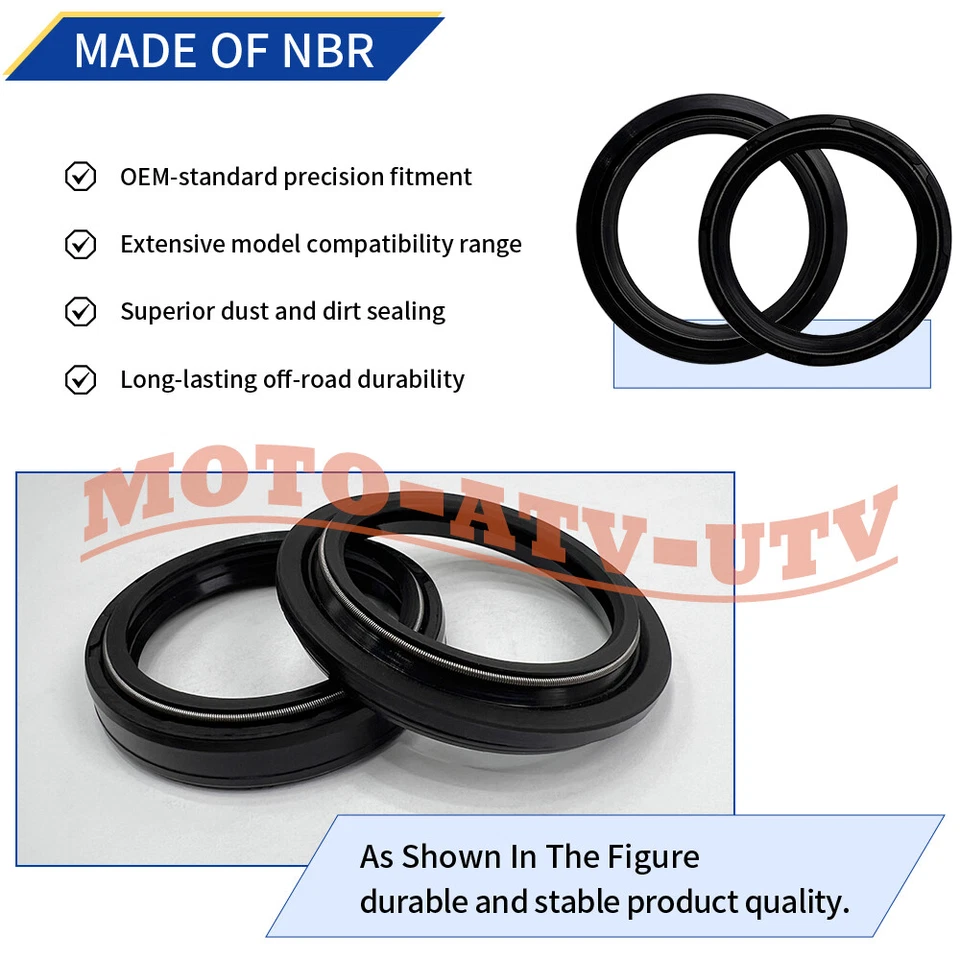 Fork Bushings Dust Oil Seals Rebuild Kit For Honda CR125R 1997-2007, CR250R 1996 - Image 2 of 4