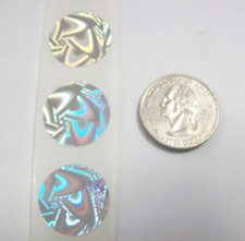 1000 Links 3/4" Tamper Evident Product Protection Hologram Label Stickers Seals