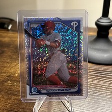 TayShaun Walton 2024 Bowman Chrome Mini DIAMONDS Phillies #BCP-113