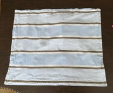 Pottery Barn Kids Blue Gray Stripe Pillow Sham Standard