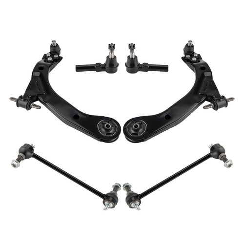 6pc Control Arms & Outer Tie Rods & Sway Bar Links Kit for Cobalt HHR G5 Pursuit - Picture 10 of 11
