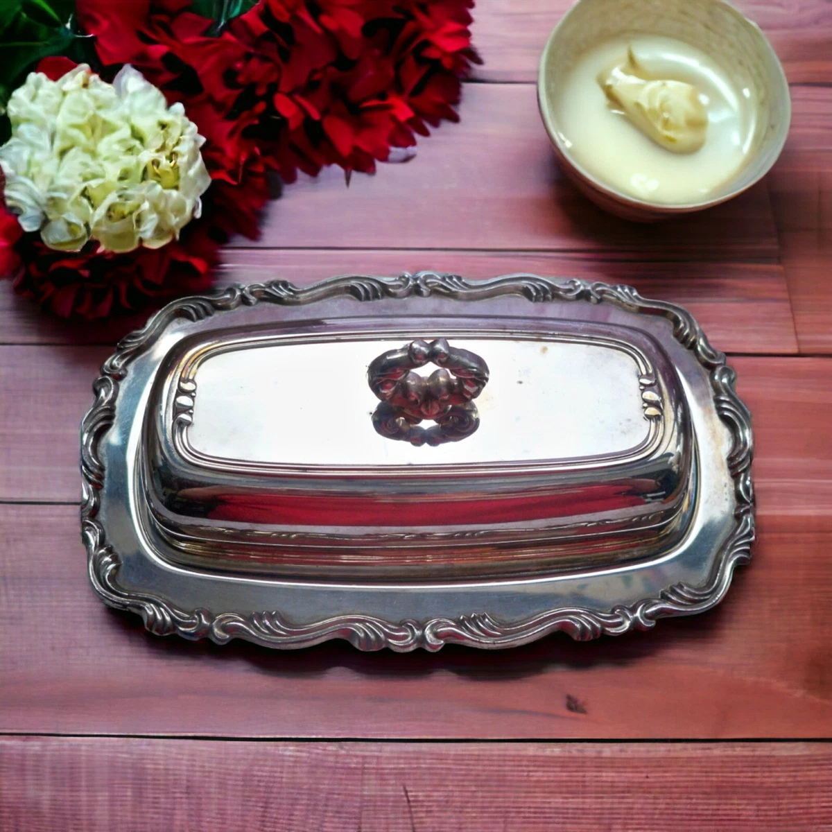 A Wm. Rogers Antique US Silver-Plated Butter Dishes for sale | eBay