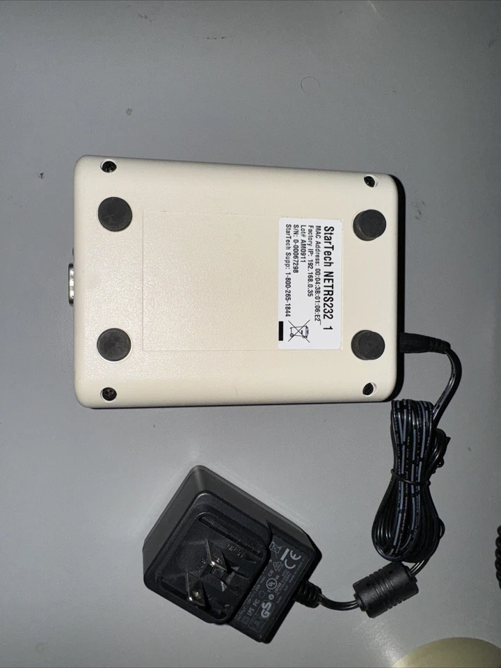 StarTech.com 1 Port RS232 to Ethernet IP Converter PN: NETRS232 1 - Image 2 of 4