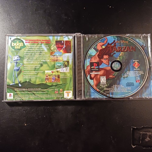 Disney's Tarzan - Playstation 1 (Black Label, CIB w/ Manual) - Picture 3 of 5