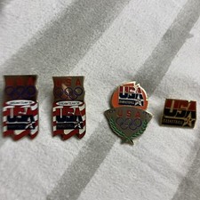 DREAM TEAM USA BASKETBALL 1996 ATLANTA OLYMPIC GAMES PIN Lot Of 4