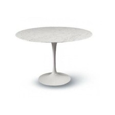 Tisch-Tavolo tulip Eero Saarinen rotondo Diam CM 90 Marmo Carrara-table