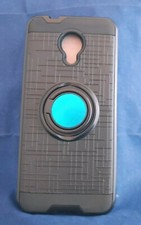 Para Alcatel 1x Evolve - Negro, Funda de Teléfono + Soporte de Anillo (10253)