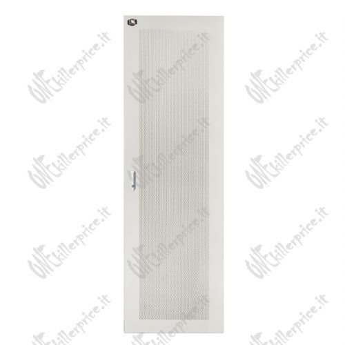 LKDOOR42I  PORTA IN METALLO TRAFORATA GRIGIA PER ARMADI LINK 42U LARGHEZZA 600MM