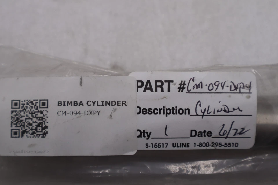 BIMBA CM-094-DXPY CYLINDER STOCK #K-3767 - Image 2 of 2