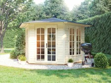 Garden Summerhouse Vantage 350 Hexagonal 3.5m x 3m Dunster House