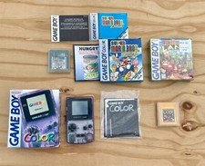 Vintage Nintendo Gameboy Color CGB-011  Lot Of 3 Color Video Games w/ Manuals