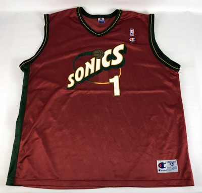 sonics red jersey