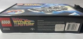 LEGO 21103 Back To The Future DeLorean Time Machine Empty Box Only