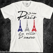 France, T-shirt, Paris, fashion, vacation, Eiffel Tower, Europe, S-2XL, Hoodie